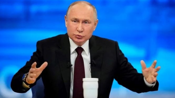 The Russian President, Vladimir Putin (Alexander Zemlianichenko/Reuters)