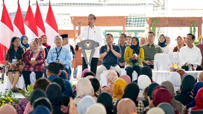 Jokowi temui 2.500 Nasabah PNM Mekaar