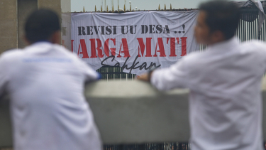 Demo Di Depan DPR, Apdesi Tuntut Revisi UU Desa Disahkan