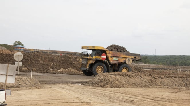 Lokasi tapak PT Arutmin Indonesia Asamasam anak perusahaan PT Bumi Resources Tbk