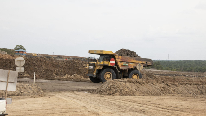 Lokasi PT Arutmin Indonesia site Asamasam, anak perusahaan PT Bumi Resources Tbk