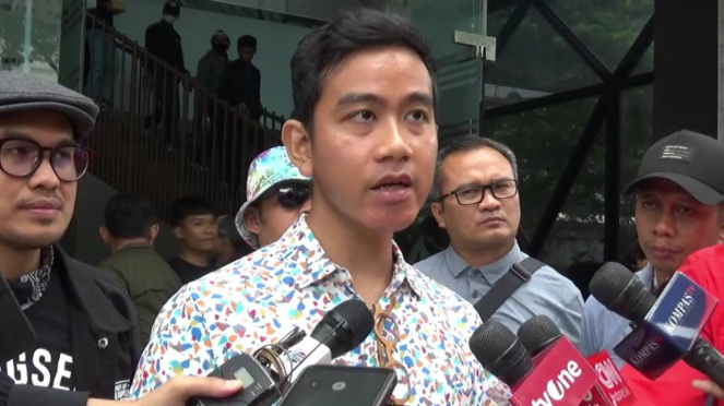 Calon wakil presiden nomor urut 2 Gibran Rakabuming Raka