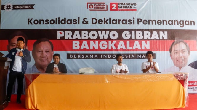 Deklarasi Kawan Gibran di Bangkalan Madura Jawa Timur