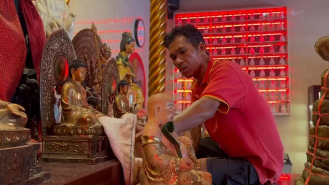 Ritual cuci Rupang jadi momen persiapan Imlek di Tangerang