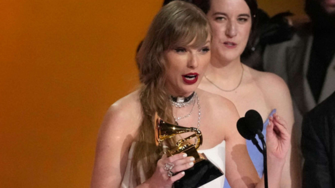 Taylor Swift di penghargaan Grammy Awards 2024