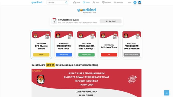 Platform digital pilihyangbener.id rangkum informasi rekam jejak caleg pemilu