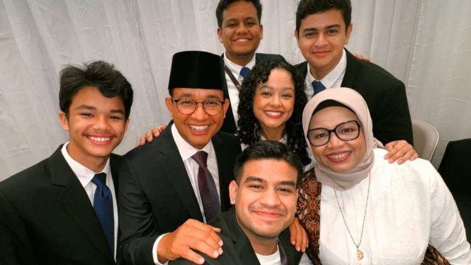 Fadil Jaidi Bersama Keluarga Anies Baswedan