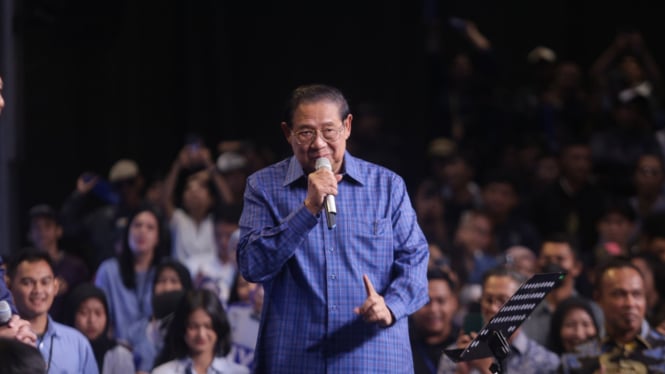 Presiden ke-6 RI sekaligus Ketua Majelis Tinggi Partai Demokrat Susilo Bambang Yudhoyono (SBY)