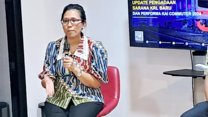 Vice President Corporate Secretary PT Kereta Commuter Indonesia (KCI) Anne Purba