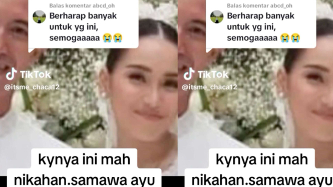 Viral foto Ayu Ting Ting diduga lamaran dengan pria