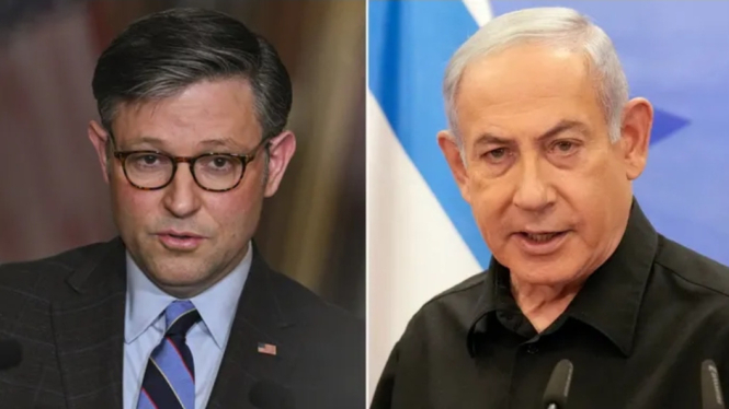 Mike Johnson dan Netanyahu (Doc: Fox News)