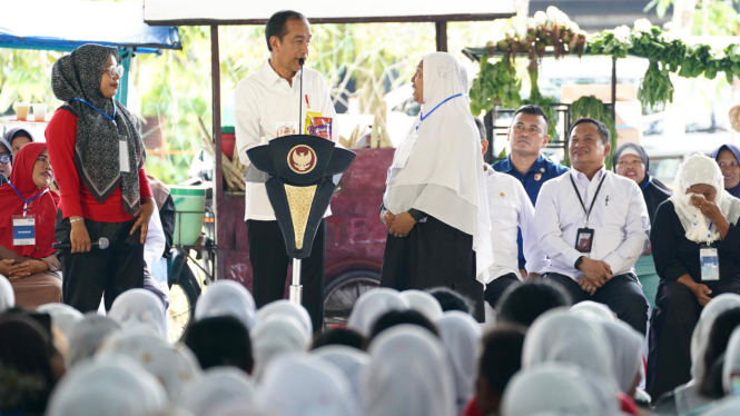 Jokowi temui Nasabah PNM Mekaar