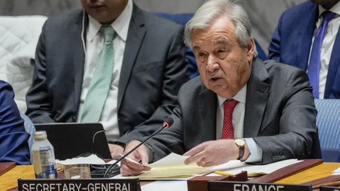 Sekjen PBB Antonio Guterres (Doc: AP Photo)