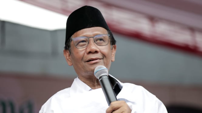 Cawapres nomor urut tiga Mahfud MD