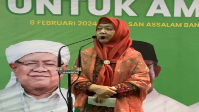 Ketua Muslimat NU Jabar Hj Ella Giri Komala dukung AMIN