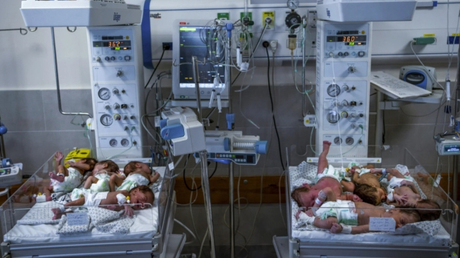 Bayi Baru Lahir di Gaza (Doc: AP Photo)
