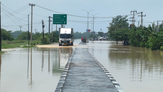 Banjir, Akses Gerbang Tol Kertajati, Kabupaten Majalengka