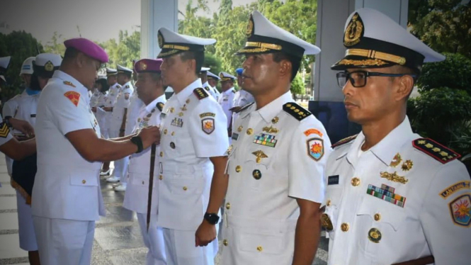VIVA Militer: Serah terima jabatan pejabatan Lantamal III Jakarta.