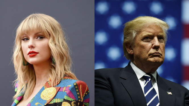 Taylor Swift dan Donald Trump