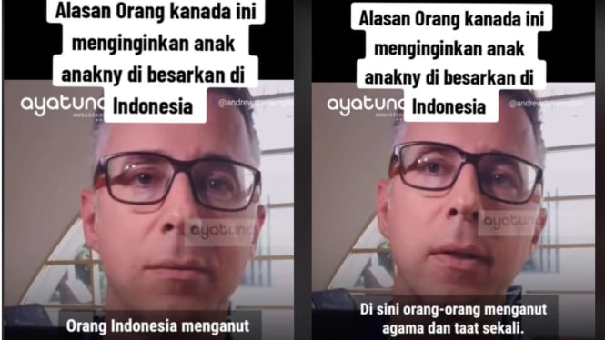 Guru Inggris asal Kanada Ini Tunjukkan Kekagumannya pada Indonesia