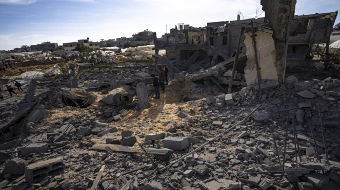 Bangunan tempat tinggal di Rafah jadi sasaran gempuran rudal Israel