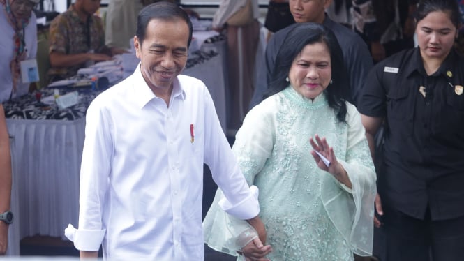 Presiden Jokowi dan Ibu Iriana Jokowi 