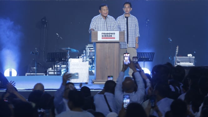 Pidato Prabowo-Gibran Mengawal Suara Rakyat
