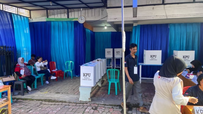 TPS di Kota Malang yang kekurangan surat suara. (foto ilustrasi)