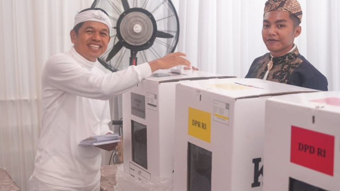 Prabowo - Gibran Menang Telak di TPS Dedi Mulyadi