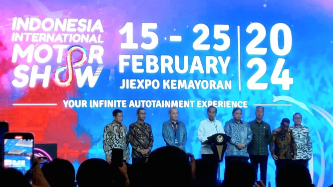 Pembukaan IIMS 2024 oleh Presiden Joko Widodo