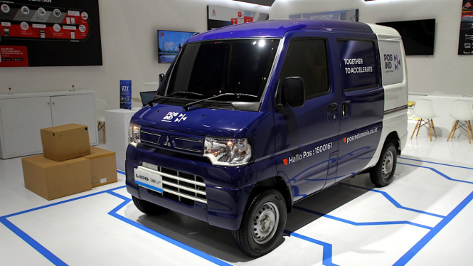 Mitsubishi L100 EV di pameran IIMS 2024