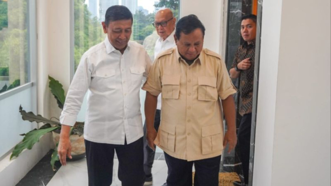 Jenderal (Purn) Wiranto dan capres Prabowo Subianto.