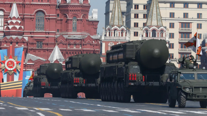 VIVA Militer: Rudal balistik antarbenua berkekuatan nuklir militer Rusia