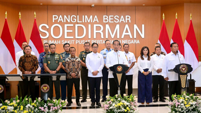  Jokowi Didampingi Menhan Prabowo Resmikan RSPPN Panglima Besar Soedirman