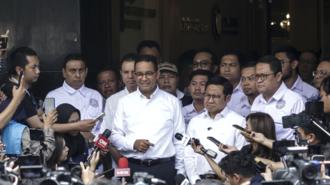 Pasangan Anies Baswedan dan Muhaimin Iskandar (AMIN).