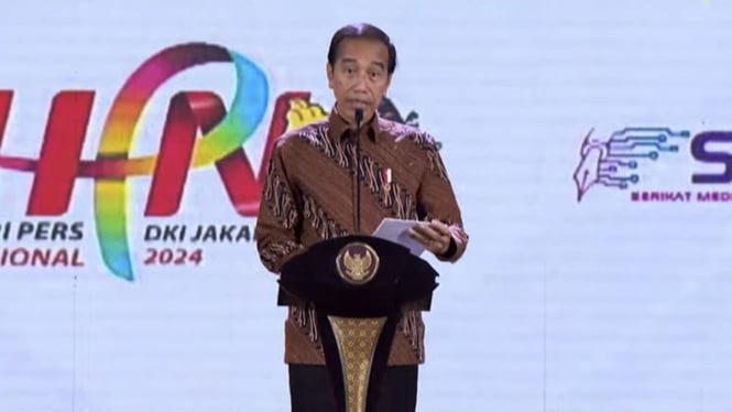 Presiden Joko Widodo Hadiri Puncak Peringatan Hari Pers Nasional (HPN) 2024