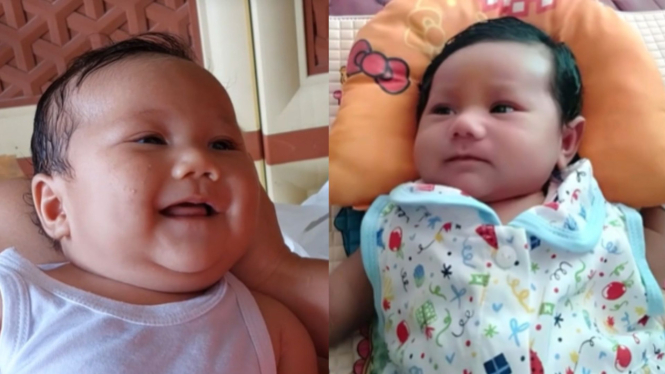Viral Potret Bayi Mirip Prabowo Subianto, Mata, Hidung dan Mulut Serupa