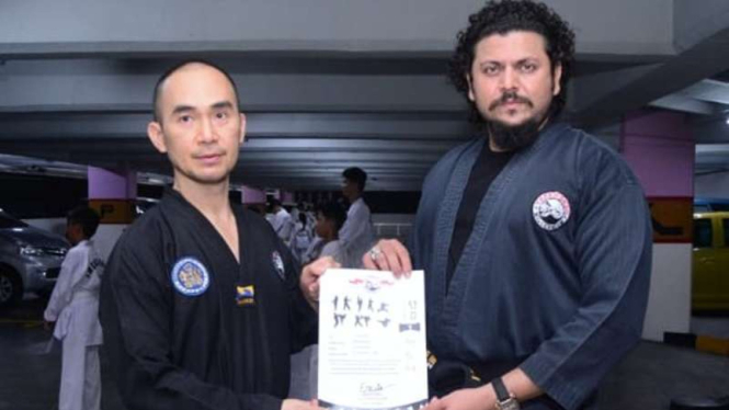 Pengacara Okan Kornelius, Sri Dharen sabet sabuk hitam taekwondo