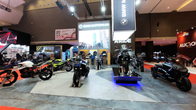 Booth BMW Motorrad Indonesia di IIMS 2024