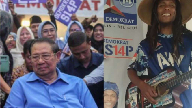 SBY dan caleg Demokrat