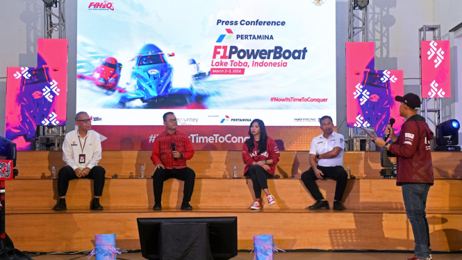 Konferensi pers F1 Powerboat