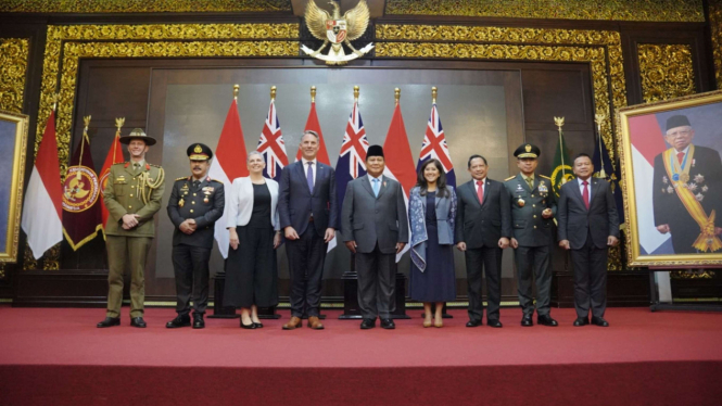 Prabowo dan Wakil PM Australia