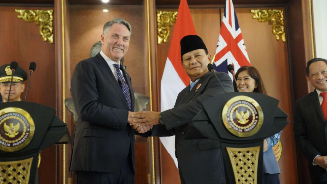 Prabowo dan Wakil PM Australia