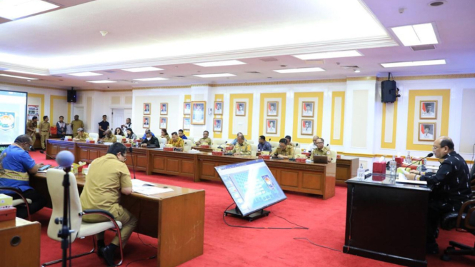 Rapat koordinasi bersama kepala daerah dan Daerah Otonomi Baru (DOB) se-Papua