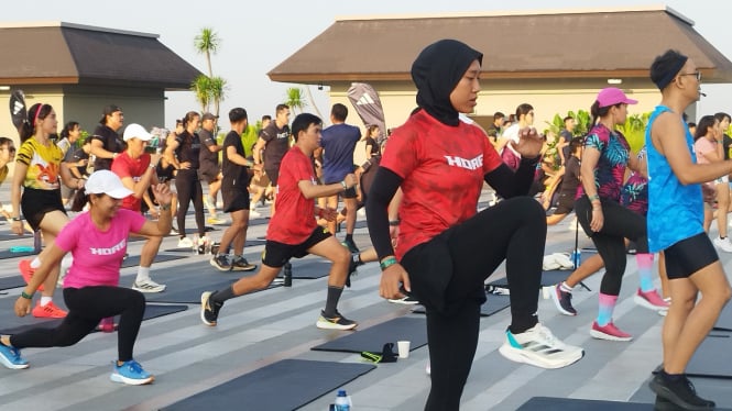 Pecinta Gymnastic olahraga bersama Adidas di Living World Plaza Denpasar