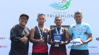 Atlet Kodam IX/Udayana Sapu Bersih Medali di Ajang Sportel Bali Triathlon 2024