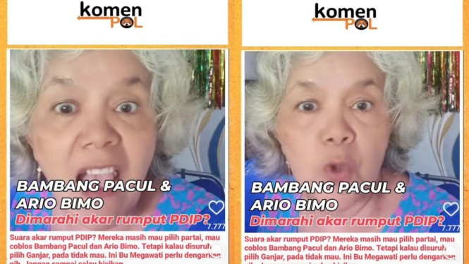 Emak-emak loyalis PDIP marahi Bambang Pacul dan Ario Bimo