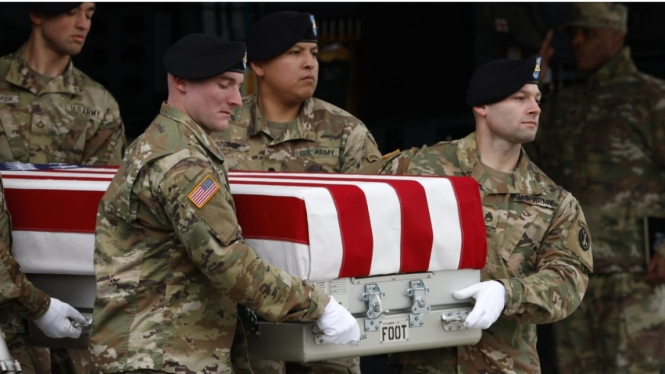 Ilustrasi Prosesi Pemakaman Tentara AS (Doc: Coloradonewsline)