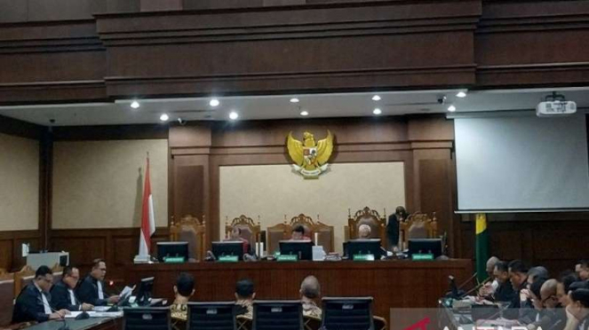 Sidang dakwaan kasus gratifikasi di Kementan dengan terdakwa Syahrul Yasin Limpo