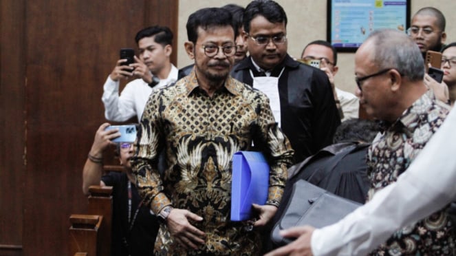 Syahrul Yasin Limpo (SYL) durante su primer juicio
